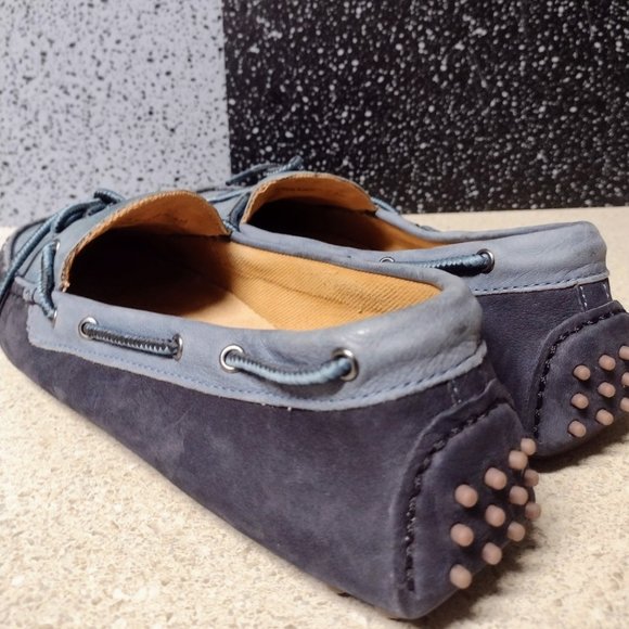 Cole Haan Blue Suede Moccasin - Picture 6 of 7